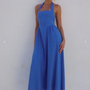 LOCKLEA MIDI DRESS - CORNFLOWER Runaway the Label